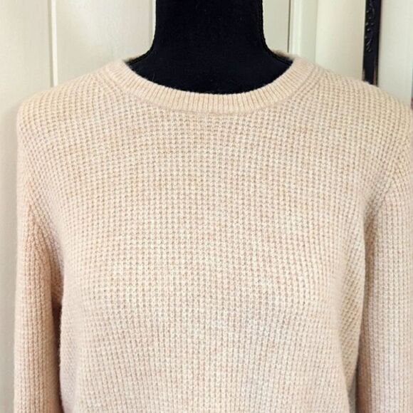 J. Crew Merino Wool Alpaca Sweater S Quiet Luxury Normcore Coastal Grandma - Picture 3 of 8
